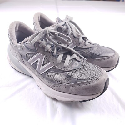 New Balance 990v6 B W990GL6 Womens Size 7 Gray Running Shoes 