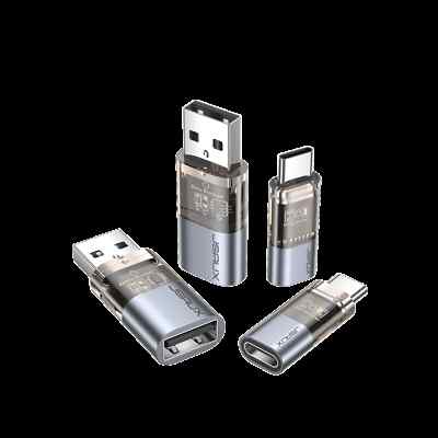 JSAUX USB DATENBLOCKER & USB C DATENBLOCKER (4 STÜCK), TRANSPARENTER USB-A