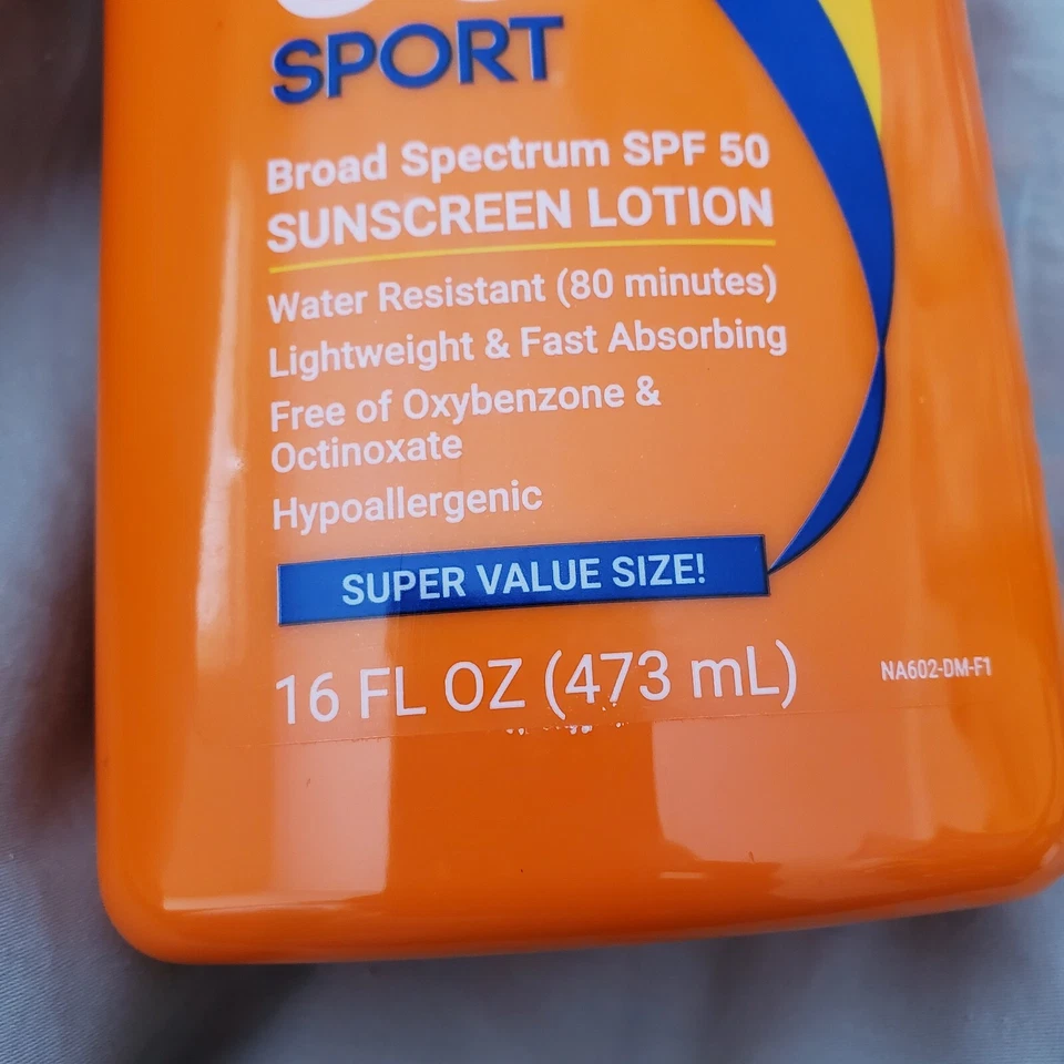 NUEVO NO-AD Sport FPS 50 Loción Protector Solar 16 OZ Foto 3 de 4
