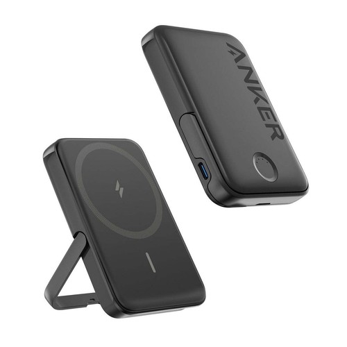 Anker MagGo Magnetic Power Bank w/Kickstand 5000mAh 7.5W Wireless Battery-2 Pack - Picture 7 of 7