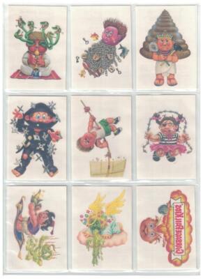 2005 GARBAGE PAIL KIDS ALL NEW SERIES 4 ANS4 TATTOO SET OF ALL 10 ADAM BOMB +