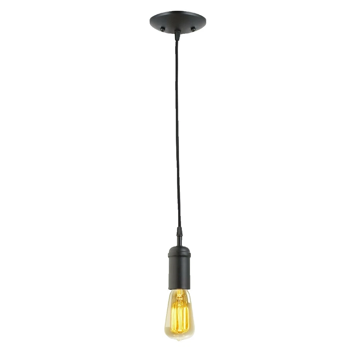 Accesorios Colgantes Edison Negro