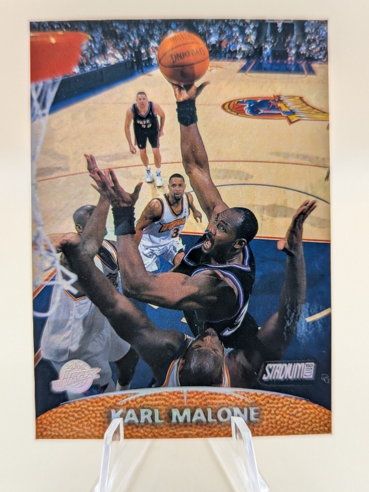 1999-00 Topps Stadium Club Karl Malone basketball card #5 Utah Jazz HOF VG