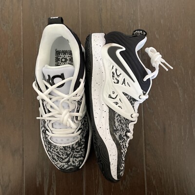 Size 6.5 - Nike KD 15 TB White Black Speckled | eBay