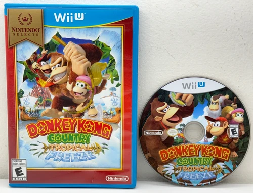 Donkey Kong Country: Tropical Freeze (Nintendo Wii U, 2014) Disc Case UNTESTED