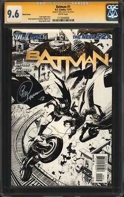Batman #2 (v2) CGC 9.6 NM+ 1:200 RARE Sketch Variant 1st APP Talon New 52 2011