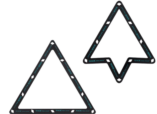 Magic Ball Rack™ Pro (8, 9 & 10 Combo Pack) 2 piece billiard rack set - Picture 2 of 3