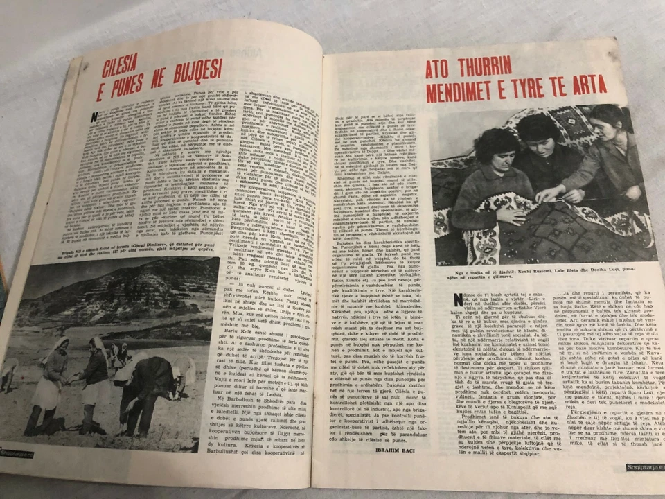 ALBANIA MAGAZINE SHQIPTARJA E RE 5 / 1975 COMMUNIST ERA NEW ALBANIA SOCIALISM - Image 3 of 4