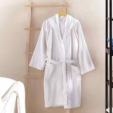 Velour Unisex Hooded Oversized  100% Cotton Terry Towelling 500 GSM Bathrobes