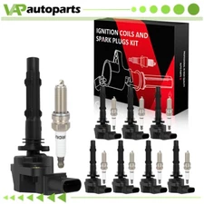 8 For 2007-2012 Mercedes-Benz GL450 4.7L V8 Ignition Coil & Spark Plug
