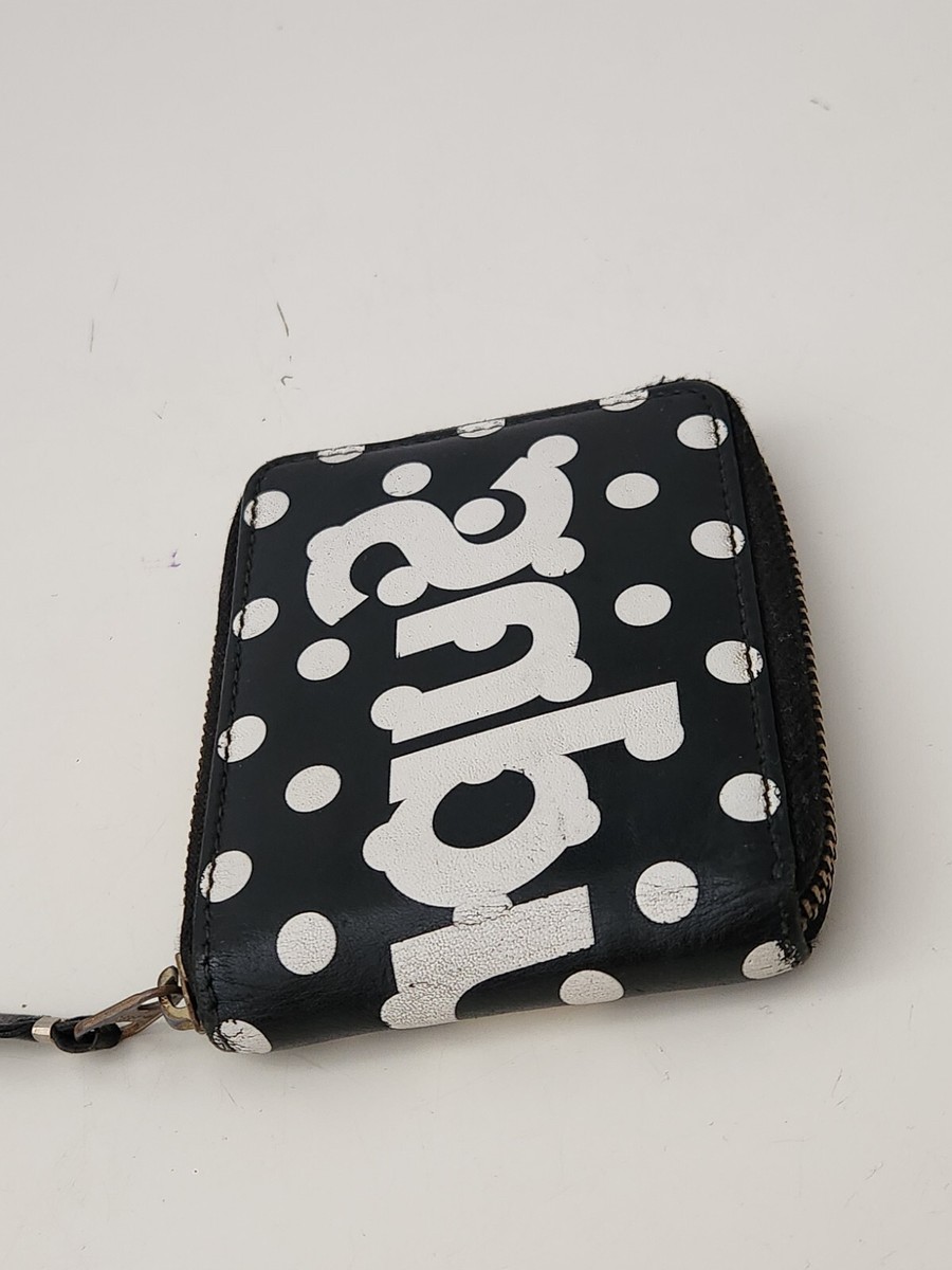SS14 Supreme x Comme Des Garcons Polka dot wallet Black CDG Very