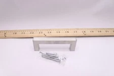 Probrico Sqaure Kitchen Cabinet Pull Stainless Steel 4" L x 3-1/2" Hole Center 
