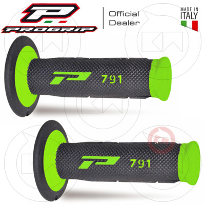 Lenkergriffe PROGRIP Mx 791-198 Dual Density Soft Gel Cross Enduro Grün/Schwarz