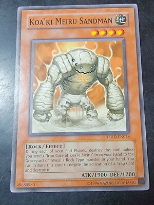 YuGiOh The Shining Darkness Common Koa'ki Meiru Sandman Tshd-en028 YuGiOh The Shining Darkness Common Koa'ki Meiru Sandman Tshd-en028