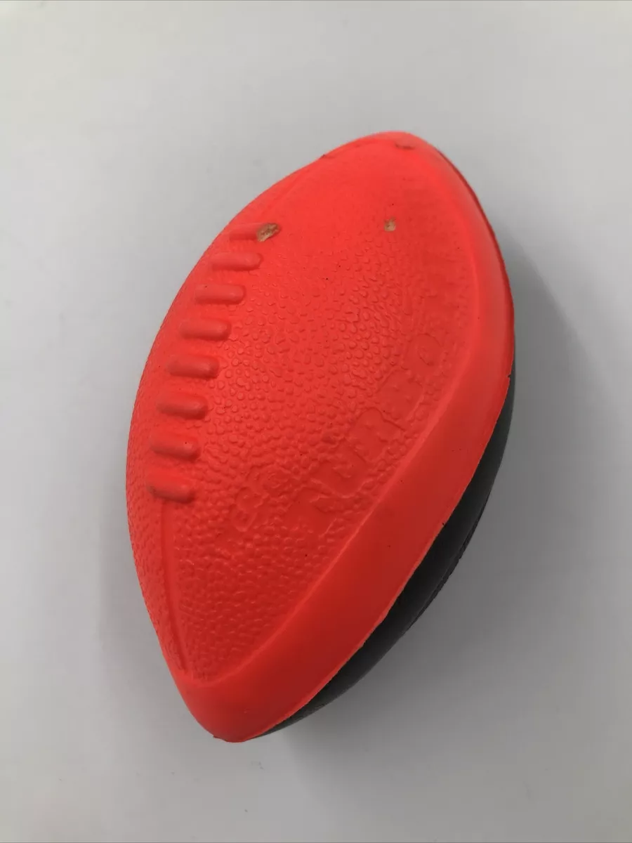 Vintage Nerf Turbo Micro Red Black Foam Football