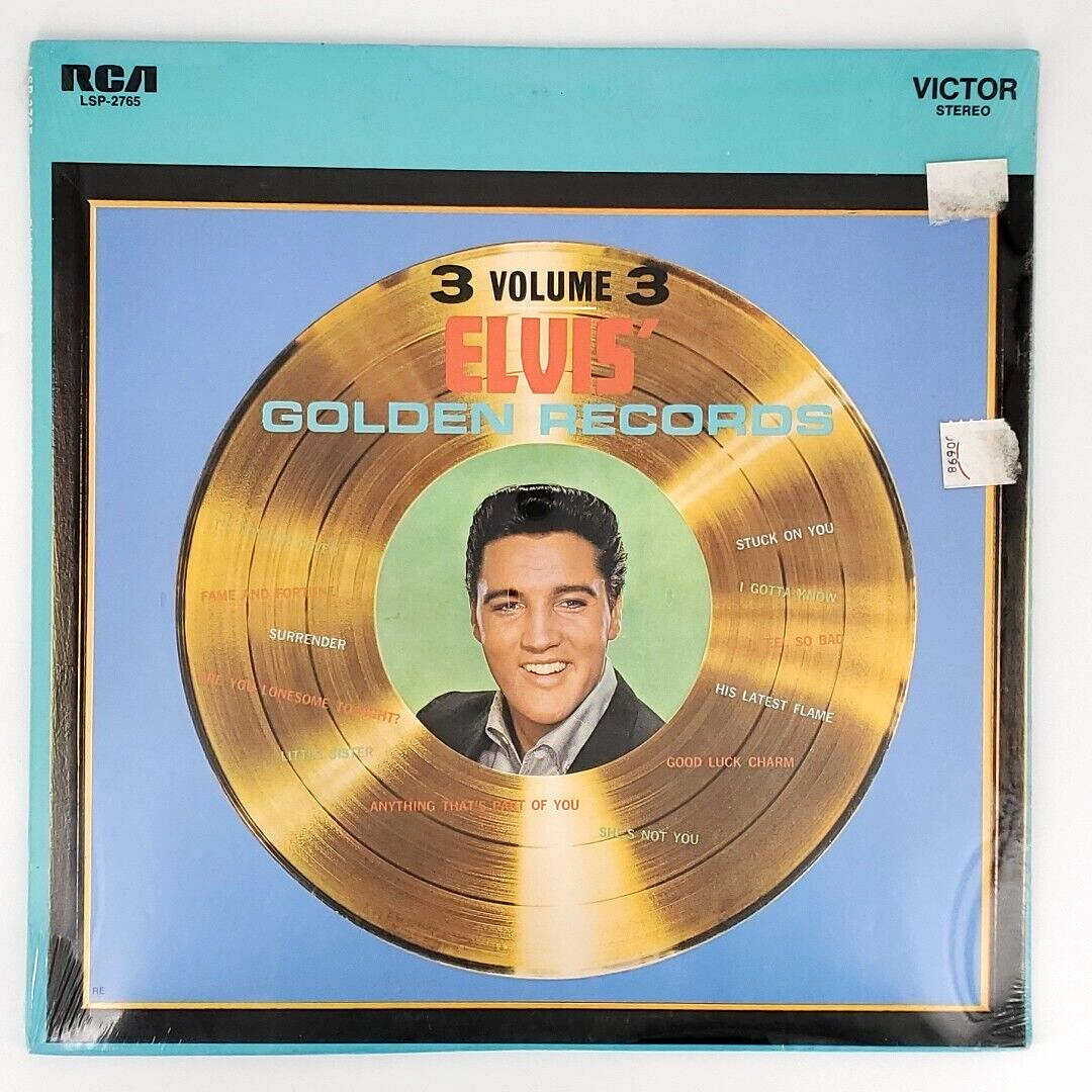 英LP Elvis Presley Golden Records Volume3 Elvis Presley – Elvis' Golden Records Volume 3 LP Vinyl Record