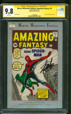 Amazing Fantasy 15 CGC SS 9.8 Stan Lee Auto Milestone Ed 1st
