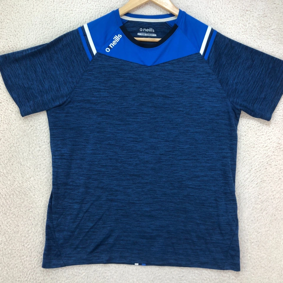Superdry Camiseta Azul Cuello Redondo Algodón Active Wear Manga Corta Hombre Talla L Foto 2 de 4
