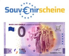 0 Euro Schein XEQB 2021-3 ANNIVERSARY MARX UND ENGELS