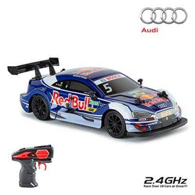 Macchina Radiocomandata CMJ Cars R8 GT Scala 1:18, Licenza Ufficiale, Blu, Frequenza 2.4GHz, Luci LED, Sospensioni - 3