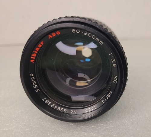 ALBINAR ADG 80-200mm 1:3.9 Macro Zoom Lens For Canon FD Mount with Lens Cap