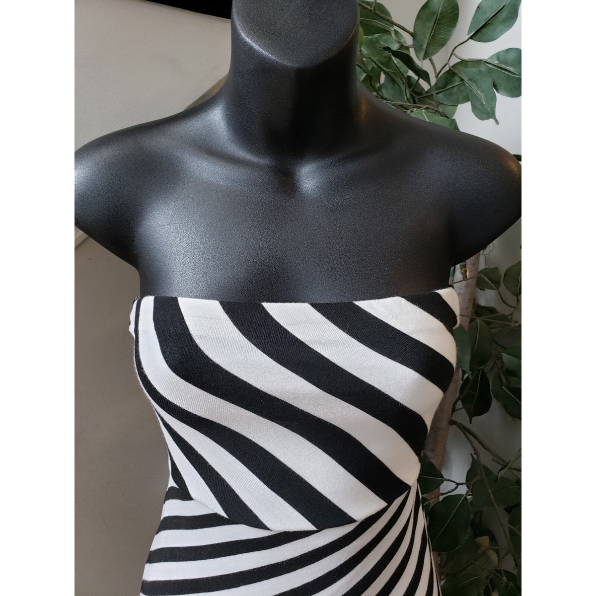 Robe De Soirée Longue Charlotte Russe Noire - Taille M - En Rayon à Bretelles Spaghetti - Occasion Très Bon État