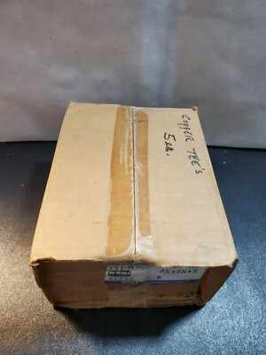 New Elkhart 111-R 2x2x3/4in copper reducing tee pipe fitting BOX OF 5
