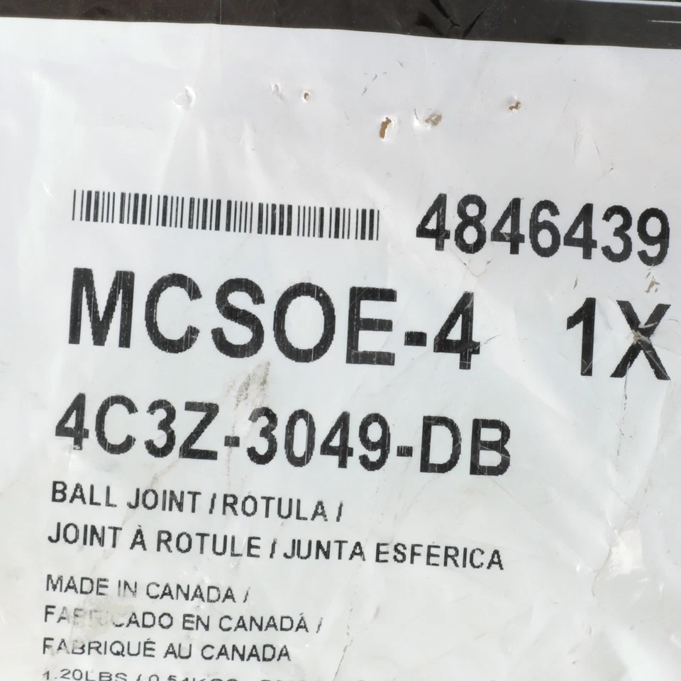 NOVO FABRICANTE DE EQUIPAMENTO ORIGINAL Ford 84-06 Bronco F-150 suspensão dianteira junta esférica superior 4C3Z-3049-DB - Imagem 4 de 4