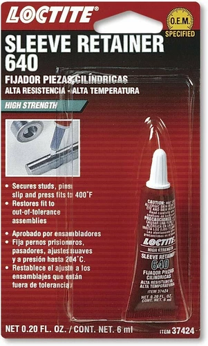 LOCTITE - 487235 - 640 High Strength Sleeve Retainer - NEW Henkel Loctite 37424