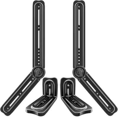 HCMOUNTING Soundbar Mount Bracket, Sound Bar Mounts Under TV or Above TVs Fit...
