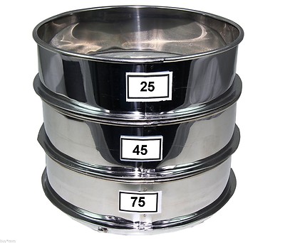 Aluminum Herbal Pollen Hash Extractor stackable sifter 25, 45, 75 ...