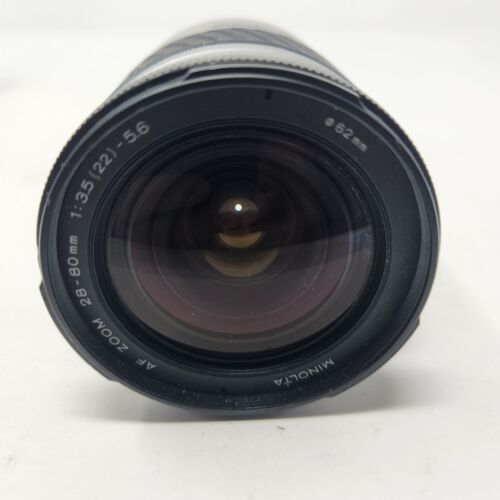 Minolta AF Zoom 28-80mm f3.5-5.6D Minolta Alpha Lens For SLR Cameras - Picture 2 of 8