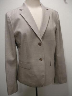 Banana Republic Women s sz 14 Buy Fit Stretch Gray Blazer Suit Jacket Sport Coat