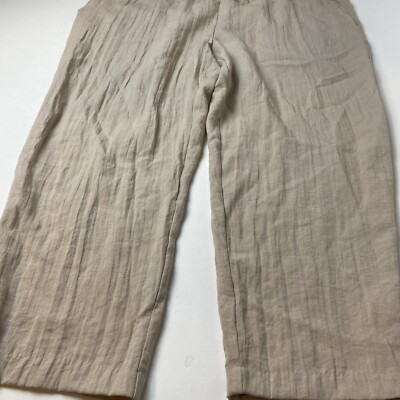 H&M Womens crop Pants Size 2XL Viscose Blend Easy pull on pockets