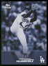 Fernando Valenzuela 2024 Topps Black & White #33 Blue #/49 Los Angeles Dodgers