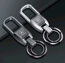 Mercedes-Benz Metal Keychain Key Ring Car Logo Accessory Gift for Drivers