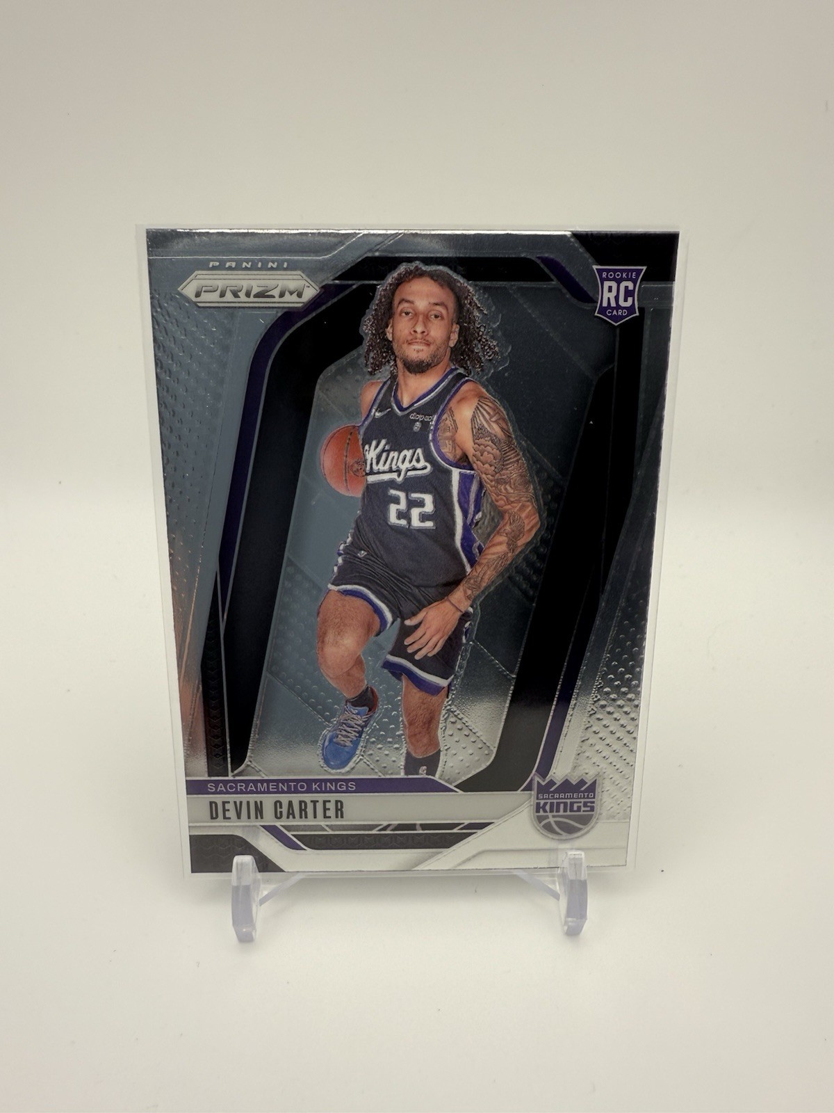 2024-25 Panini Prizm Devin Carter Base Prizm Rookie Card #231 RC