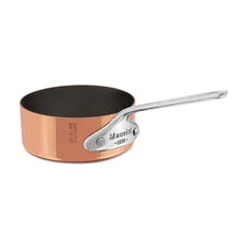 Mauviel M'MINIS Copper Saute Pan With Stainless Steel Handle, 0.26-Qt