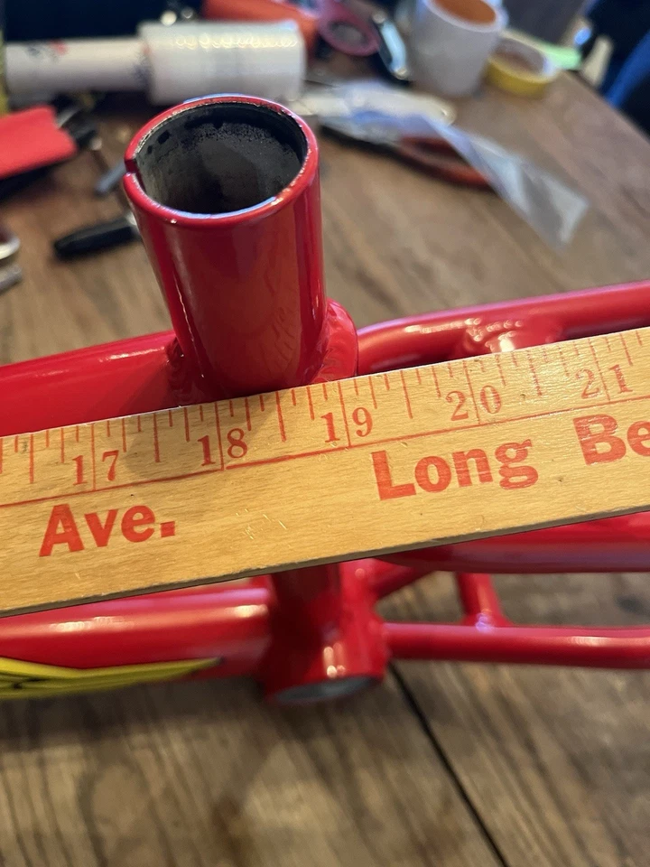 Hermoso cuadro de carreras de aluminio Old School BMX 1995 GT Mach Two Foto 4 de 4