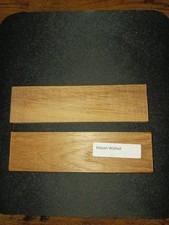 MAYAN WALNUT WOOD KNIFE SCALE BLANKS   SET OF 2