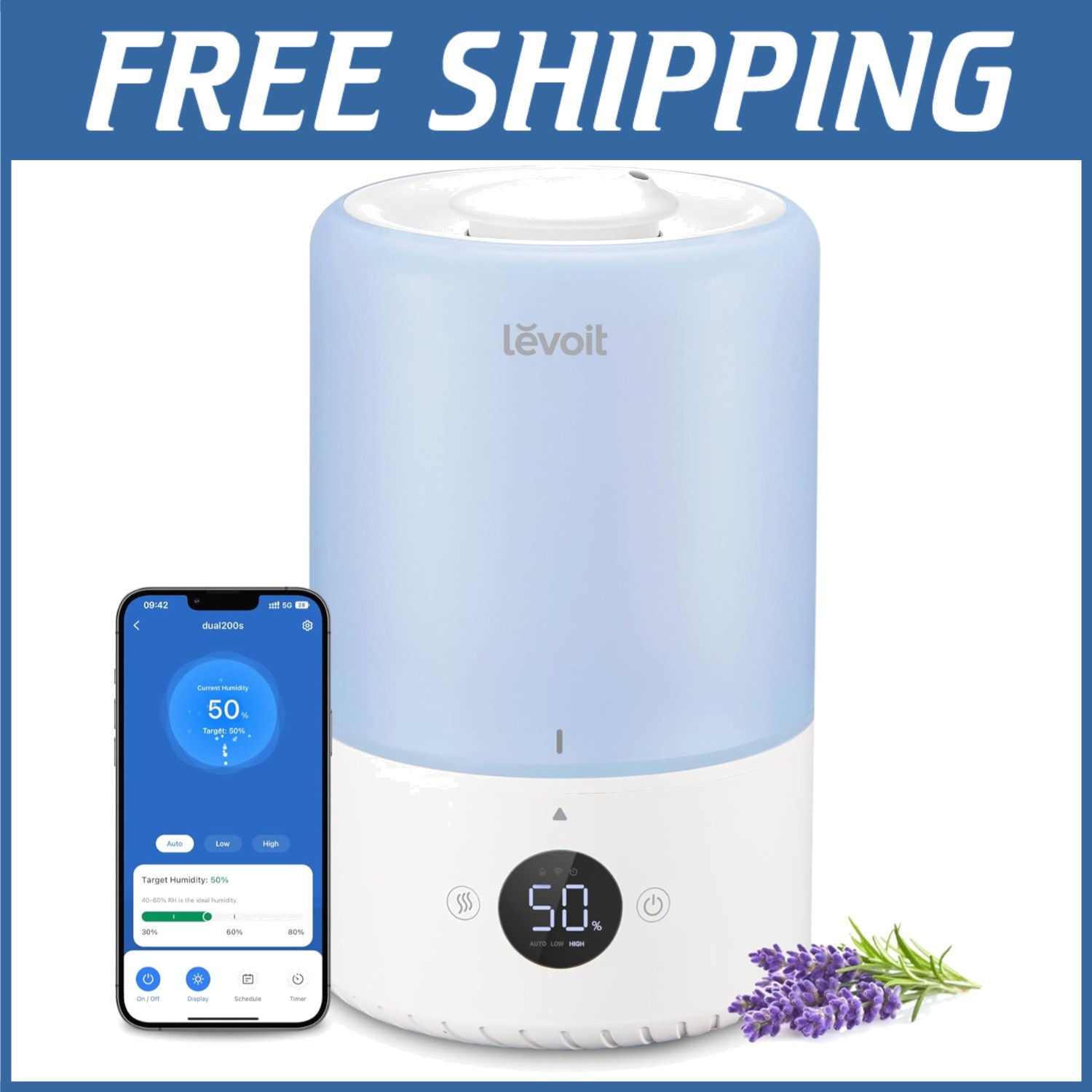 With Humidistat, Essential Oil Diffuser