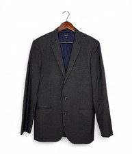 J. Crew Loro Piana Wool Ludlow Jacket Blazer Suit Dark Gray Grey 40L 40 Long