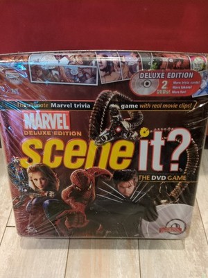 Marvel Scene It DVD Game Deluxe COMPLETE ScreenLife 2006 Movies Superheroes