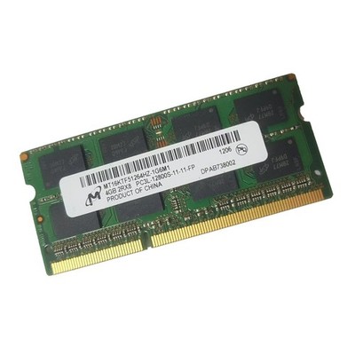 Micron Notebook RAM 4GB 2Rx8 PC3L-12800S So-Dimm DDR3 1,35V MT16KTF51264HZ-1G6M1