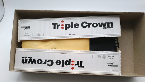 Remolques HO Athearn Norfolk Southern Triple Crown 45 pies paquete de 2 5604 | Zustand: Used