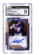 2024 Bowman Chrome - Mega Box  Autographs Jette Williams Mojo CGC 10/Auto 10