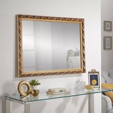 Wall Mirror Harlington Rectangular Shape with Gold Frame - H 90cm x L 65cm