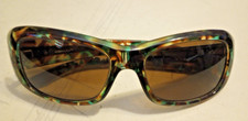 Kirkland Signature Sunglasses TT Blue Tortoise Wrap Frame Sunglasses 56 17 135mm