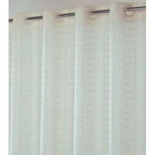 Hookless Hbh43lit05 Shower Curtain, Polyester, Beige, 71 In W, 74 In L