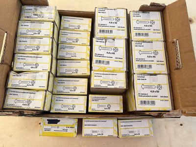 F+S Blechschrauben  Bohrspitze  MEGA  XXL  Restposten  22Packungen    / H1Pal3